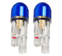 OUNONA 2pcs Airbrush Air Filter Water Trap for Spray Pen, Replacement Oil Water Separator with Alloy and Copper Material, Protects Equipment Longevity for Airbrushing Tasks
