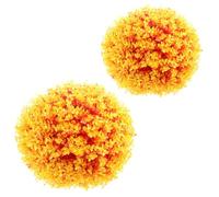 OUNONA 2pcs Artificial Eucalyptus Topiary Balls Grass Plant Balls 7.9in Plastic Vivid Lifelike Shape Easy to Decorate for Indoor and Outdoor Garden Décor