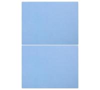 OUNONA 2pcs Beading Mat Soft Flocked Sponge Bead Mat 12.5x9.5", Sky-Blue | Non-Slip, Double-Side, Wrinkle-Free, Washable, Stringing Work Pad for DIY Bead Projects Art Crafts Jewelry Making Supplies