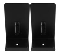 OUNONA 2pcs Black Iron Lock Box Bracket for Door Frame Mounting, the Door Hook for Key Storage with Enhanced Security and Weatherproof Durability, for Home Use