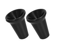OUNONA 2Pcs Black Plastic Wine Spittoons Buckets Small Reusable Spitting Cups for Western Wine Tasting, Compact Dump Buckets Suitable for Bar Tastings and Events
