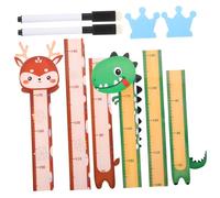OUNONA 2pcs Boys and Girls Tape Measure Height Ruler Erasable Growth Chart for Wall Decor Fun Educational Tool for Boy Girl's