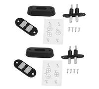 OUNONA 2pcs Car Sliding Door Lock Actuator Switch with Iron Construction Push Pull Mechanism Robust Design Easy Installation Kit and Indicator Diagram for Vehicle Security