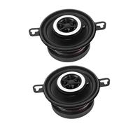 OUNONA 2pcs Car Speaker Tweeters High Efficiency Mini Dome Tweeters Car Horn Sound Enhancer Electric Vehicle Simulated Horn Speaker Black