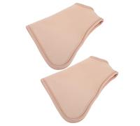 OUNONA 2pcs Castor Oil Ankle Wraps for Joint Support and Skin Elasticity Improvement, Soft Cotton Fabric Compression Wraps for Office and Traveling Use