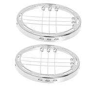 OUNONA 2pcs Charcoal Incense Burner Racks for Diffusion and Air Fumigation Made of Silver Alloy, Elegant and Traditional Design Suitable for Tea Room and Yoga Room