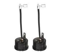 OUNONA 2pcs Compressor Thermal Overload Protector - 1/3HP Wine Fridge Replacement Part - Refrigerator Overload Relay for Beverage Cooler Mini Freezer
