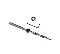 OUNONA 2Pcs Countersink Drill Bit Set Hex Shank Woodworking Bits for Accurate Wood Hole Drilling Titanium Plated Hss with Carbon Steel Chamfer Fast Cutting and Efficient Sawdust Removal