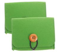 OUNONA 2pcs Essential Oil Travel Organizer Bags Lightweight Portable Storage Pouch with Protective Padding for Bottles Felt Case for Women the Go