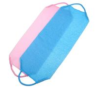 OUNONA 2Pcs Exfoliating Back Scrubber Towels Durable Body Washcloths for Deep Cleansing and Exfoliation for Shower Routine Enhances Skin Texture and Radiance Sky