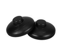 OUNONA 2pcs Inline Foot Pedal Floor Lamp Switch with Comfortable Button Feel and Hands-free Operation, Plastic Material, round Push Button for Home and Office Lighting Control
