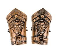 OUNONA 2pcs Knights Armour Costume Set with Dragon-shaped Horn Shield and Sword, Finely Crafted Plastic Armor for Adults, Versatile for Cosplay and Parties