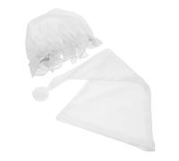 OUNONA 2pcs Knitted Giant Triangle Baby Hat for Newborns and Toddlers Sun Protection Cap for Outdoor Fun Unisex Stage Performance Headwear