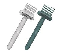 OUNONA 2pcs Lint Comb Brush Hair Remover Comb Cleaning Brush Fluff Remover Portable