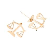 OUNONA 2pcs Metal Lawyer Brooch Pin Alloy Justice Scales Lapel Collar Pin for Men Suit Accessories Shirt Brooch Badge for Business Wedding and Formal Wear