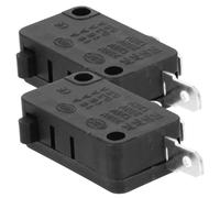 OUNONA 2pcs Micro Switch for Microwave Oven Door Replacement Normally Open Function for Home Appliance Repair