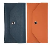 OUNONA 2pcs Mini Envelope Wallet Pu Leather Cash Bag Budget Envelope Organizer for Women Secure Cash Storage Pouch for Spring Festival Wedding