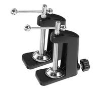 OUNONA 2pcs Mobile Phone Tablet Holder Table Mount Clamp Microphone Arm Stand for Desk Table Clamp Adjustable Fixing Clips