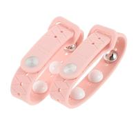 OUNONA 2pcs Motion Sickness Bands - Anti-Nausea Acupressure Wristbands for Morning Sickness - Pressure Point Relief for Travel in Car, Plane, Or Ship Pink