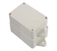 OUNONA 2Pcs Plastic Junction Box Enclosure for Electrical Projects Electronic Project Case with Compact Design Heat Dissipation Suitable for DIY Electronics and Outdoor Wiring