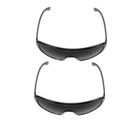 OUNONA 2pcs Portable Black Frame Pinhole Glasses for Training with Multi Ventilation Stylish Eyeglasses for Men and Women Enhance Visual Clarity for Reading Hiking Driving