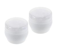 OUNONA 2pcs Powder Puff with Refillable Container Soft Dusting Puff and Travel Powder Dispenser for Skin Care for Nursery and On-The-go Use