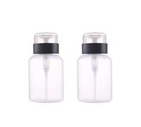 OUNONA 2Pcs Pump Bottles for Nail Polish Remover Durable Subpackage Storage for Liquids Leakproof Design for Travel and Daily Use