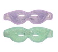 OUNONA 2Pcs PVC Soft Gel Eye Patches for Adults Portable Cooling Ice Eye Masks for Fatigue Relief Dark Circles Strain Reusable Sleep Mask for Home Outdoor Camping