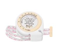 OUNONA 2pcs Retractable Dual-sided Soft Tape Measure for Body Waist Circumference with Auto-rolling Feature Portable Lightweight Measuring Tape for Precise Bmi and Waist Measurement