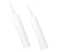 OUNONA 2pcs Reusable Empty Caulk Sealant Tubes with Precision Tip for Home Repairs and Adhesive Applications Caulking Tubes for Sealing Cracks Filling Leaks Epoxy Tile Grouting