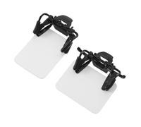 OUNONA 2pcs Shooting Glasses Eye Blinder Patch with Adjustable Angle and Clip, Abs Material Archery Occluder Patch for Enhanced Light Blocking and Professional Shooting Glasses Training