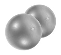 OUNONA 2pcs Small PVC Yoga Balls for Core Training and Muscle Stretching Multi-use Exercise Balls for Fitness Balance Stability and Post-Workout