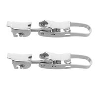 OUNONA 2pcs Stainless Steel Toggle Connected Buckle Latch for Buckets Fast Action Tool Locking Hasp with Corrosion Resistant Material Fit for Chemical Food Pharmaceutical Use
