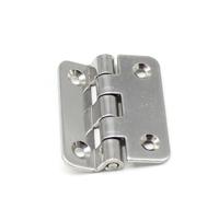 OUNONA 2Pcs Thickened Stainless Steel Door Window Hinges Practical Mute Cupboard Door Hinge with Smooth Anti-Rust Surface for Cabinets and DIY Projects Silver