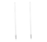 OUNONA 2pcs Wine Beer Bottle Filler Wand with Valve Compact Portable Beverage Filling Tool for Home Brewing Easy to Clean and Use Plastic Wine Filling Accessory