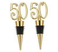 OUNONA 2pcs Wine Bottle Stoppers Reusable Bottle Sealing Plugs for Birthday Party Gifts and Wine Decoration