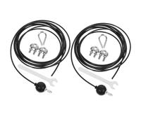 OUNONA 2sets Gym Pulley Wire Rope, Fitness Cable for Exercise Machine
