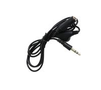 OUNONA 3.5mm Auxiliary Audio Stereo Cable, 1M Black PVC Copper Audio Cable for Computer Earphones, Clear Sound
