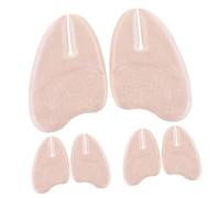 OUNONA 3 Pairs Adhesive Ball of Foot Pads for Sandals Wear-Resistant Suede Half Insoles with Sticky Backing Shock Absorption Cushions for Flip-Flops Foot Relief and Fatigue Reduction