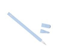OUNONA 3 Pcs Silicone Nib Cover and Protective Pouch Set for Stylus Pen, Anti-lost and Anti-scroll Design, round Shape Pencil Covers Suitable for Apple Pencil 2nd Generation