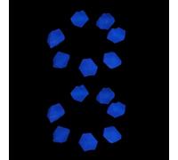 OUNONA 300pcs Luminous Resin Aquarium Tank Stone Decor, Glow the Dark Fish Tank Pebble Ornament, Sturdy and Fade-resistant for Decorating Your Aquarium or Shrimp Habitat