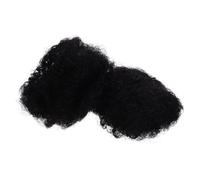 OUNONA 30G Bulk Afro Human Hair for Dreadlocks and Wig Repair Fluffy Texture for DIY Braiding Accessories Durable and Versatile for Reggae Styles and Upgrades