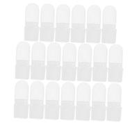 OUNONA 30Pcs Manicure Nail Polish Varnish Cover Protector Nail Tips Plastic for Salon and Home Use Portable Tool