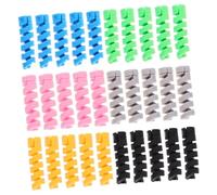 OUNONA 30pcs Silicone Cable Protective Covers for USB Data Cable Charger Cord Cute Flexible Design for Phone Charger Entry