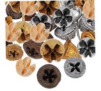 OUNONA 35pcs Dried Eucalyptus Fruits Pendants for Christmas Wreath DIY Decoration Natural Color Variety Festival Hanging Ornaments for Holiday Party and Home Crafting