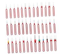 OUNONA 39pcs Terminal Ejector Tool Steel Automotive Pin Removal Kit with Assorted for Electrical Connector Depinning and Wire Crimping Efficiency