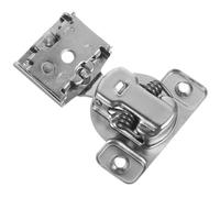 OUNONA 3D Adjustable American-Style Cabinet Hinge 1/2 Inch Short Arm Soft Close Silent Kitchen Cabinet Door Hinge for Overlay and Corner Cabinets