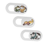 OUNONA 3pcs Adhesive Webcam Covers Privacy Protection Slider for Laptop Phone Tablet Camera Safety Computer Web Covers Compatible with Devices Preventing Peeping and Scratches