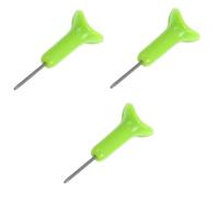 OUNONA 3pcs Braille Stylus Writing Tool for Beginners Ergonomic Green Design for Blind Users Durable Plastic for Braille Education and Everyday Writing Tasks