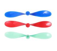 OUNONA 3pcs Detachable Dragonfly Hat Propeller - Flying Helicopter Toy for Baseball Cap - Novelty Topper Toy Helicopter Parts for DIY Spiral Cap Accessory